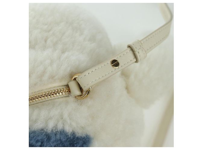 LOEWE - Borsa a Spalla Howl's Moving Castle Studio Ghibli Bianco Oro Auth 167137SM D'oro - vista 9