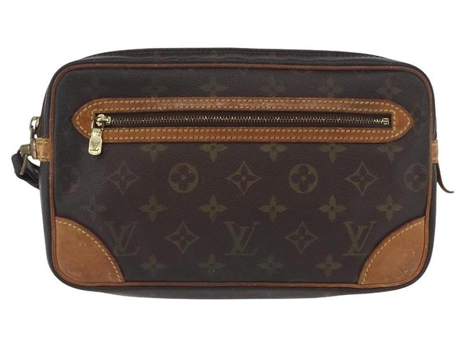 LOUIS VUITTON Clutch Marly Dragonne GM Monogram M51825 LV Auth ti3800 Monogramma - vista 13