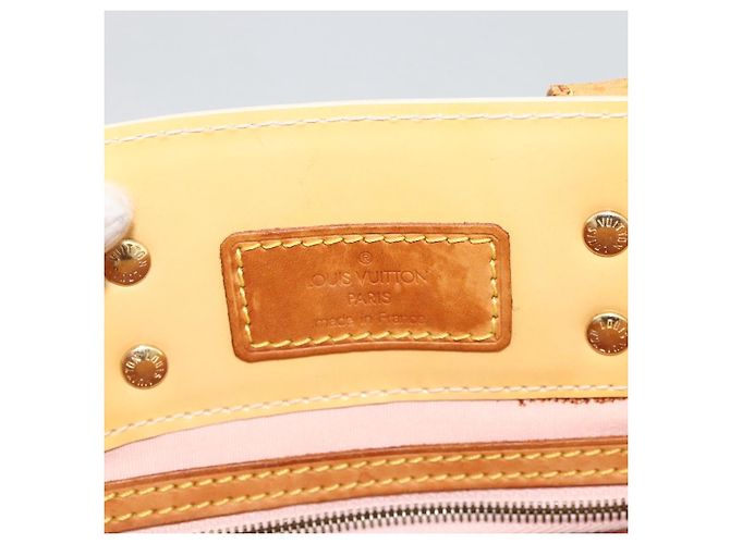 LOUIS VUITTON Borsa Reade PM Monogram Vernis Rosa Marshmallow M91306 Auth BAZ438 - vista 17