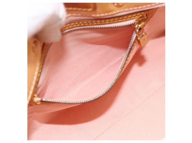 LOUIS VUITTON Borsa Reade PM Monogram Vernis Rosa Marshmallow M91306 Auth BAZ438 - vista 21