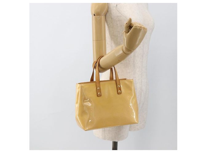 LOUIS VUITTON Borsa Reade PM Monogram Vernis Rosa Marshmallow M91306 Auth BAZ438 - vista 22