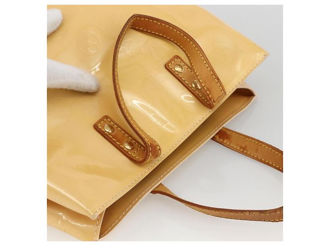 LOUIS VUITTON Borsa Reade PM Monogram Vernis Rosa Marshmallow M91306 Auth BAZ438 - vista 6