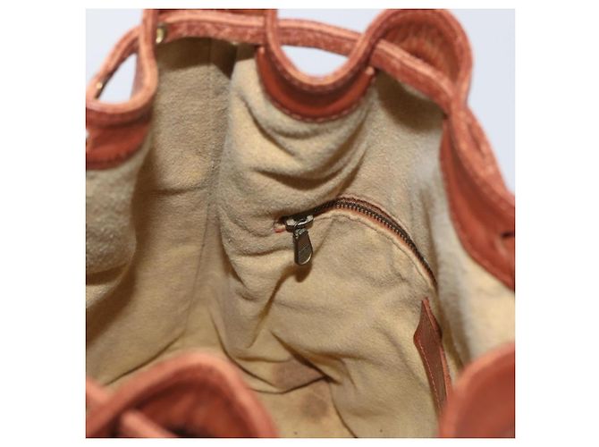 MCM Vicetos Logogram Shoulder Bag PVC Leather Brown Gold Auth BA11651 Golden - view 20
