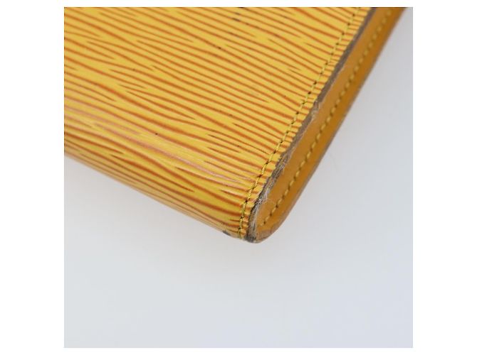LOUIS VUITTON Pochette Accessoires Epi Pouch Giallo M52949 LV Auth BA11630 - vista 16