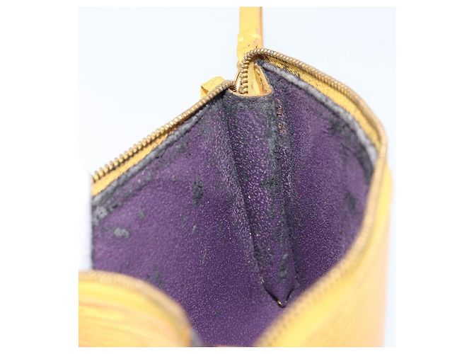 LOUIS VUITTON Pochette Accessoires Epi Pouch Giallo M52949 LV Auth BA11630 - vista 20