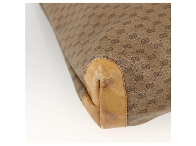 Borsa Sherry Line in PVC Beige Micro GG Supreme Web di GUCCI 002 983 0054 Auth gh1966 Rosso - vista 11