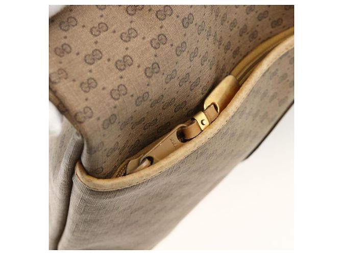 Borsa Sherry Line in PVC Beige Micro GG Supreme Web di GUCCI 002 983 0054 Auth gh1966 Rosso - vista 14