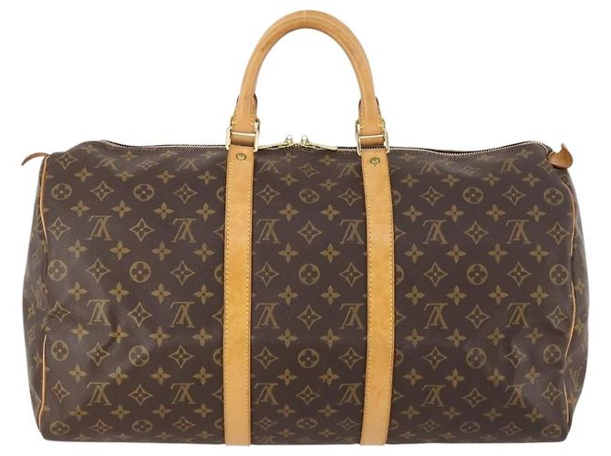 LOUIS VUITTON Borsa Boston Monogram Keepall 50 M41426 Auth LV ep13597 Monogramma - vista 2