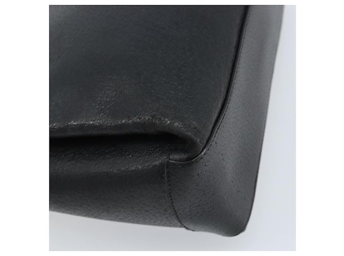 Borsa a mano GUCCI in pelle nera e oro 000 26 0025 Auth ep13973 Nero D'oro - vista 13
