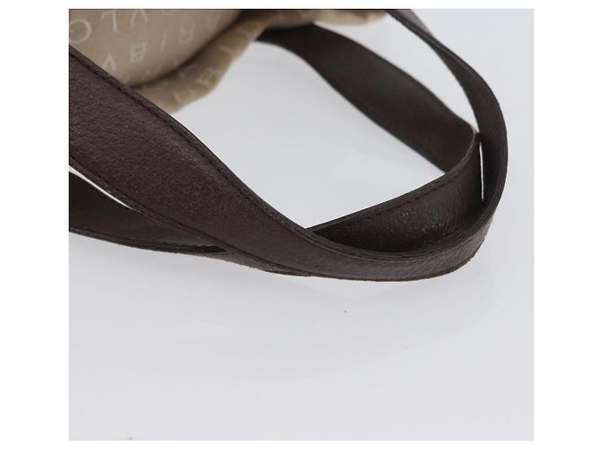 Bulgari BVLGARI Tote Bag aus Canvas Beige Silber Auth BA11649 - Ansicht 7