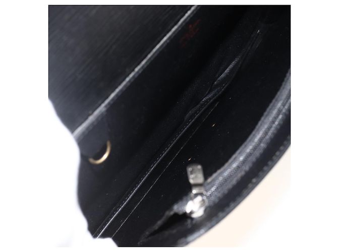LOUIS VUITTON Epi Porta Documenti a Tracolla Briefcase Nera M54462 Auth ka3413 Nero - vista 10