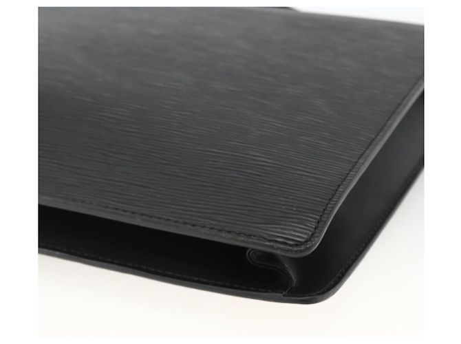 LOUIS VUITTON Epi Porta Documenti a Tracolla Briefcase Nera M54462 Auth ka3413 Nero - vista 17