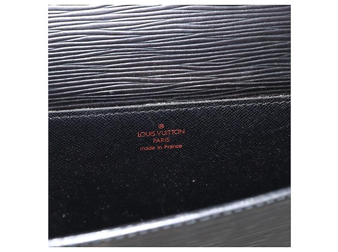 LOUIS VUITTON Epi Porta Documenti a Tracolla Briefcase Nera M54462 Auth ka3413 Nero - vista 19