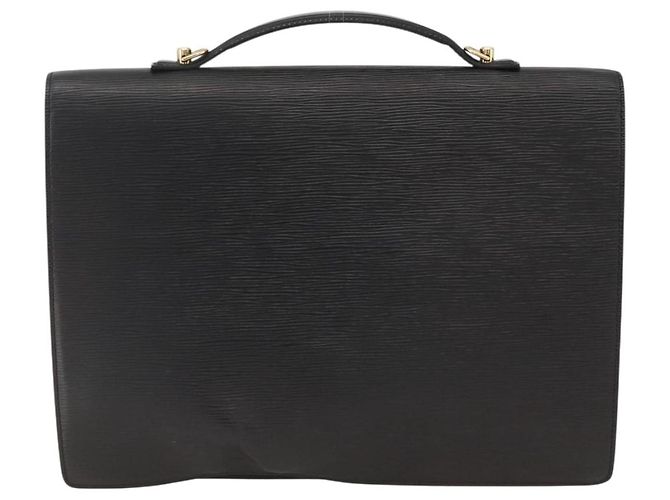 LOUIS VUITTON Epi Porta Documenti a Tracolla Briefcase Nera M54462 Auth ka3413 Nero - vista 2