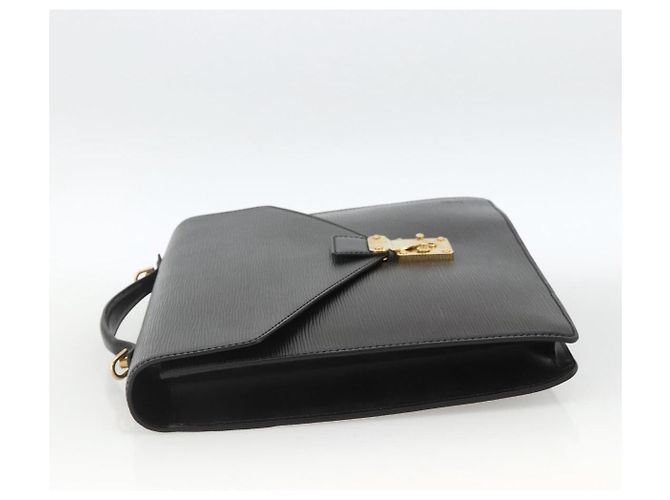 LOUIS VUITTON Epi Porta Documenti a Tracolla Briefcase Nera M54462 Auth ka3413 Nero - vista 3