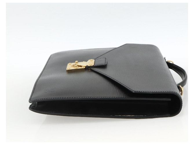LOUIS VUITTON Epi Porta Documenti a Tracolla Briefcase Nera M54462 Auth ka3413 Nero - vista 4