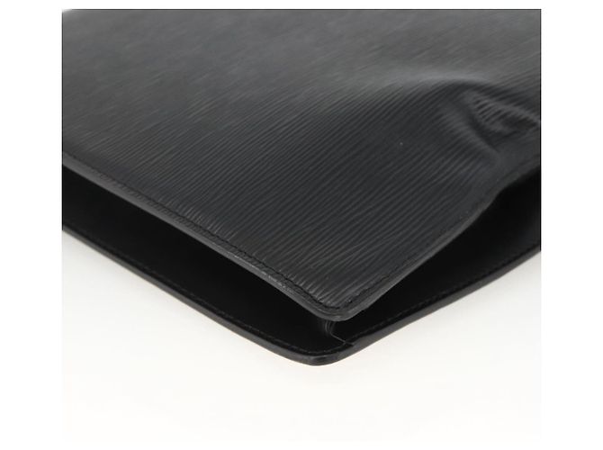 LOUIS VUITTON Epi Porta Documenti a Tracolla Briefcase Nera M54462 Auth ka3413 Nero - vista 8