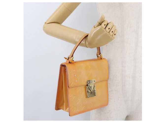 LOUIS VUITTON Borsa Vernis Spring Street Rosa Marshmallow M91033 LV Auth ep13919 - vista 24