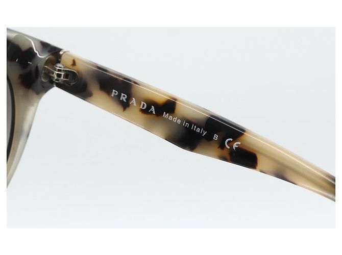 Occhiali da sole PRADA Leopardo Plastica Nera Auth am11163A Nero - vista 10