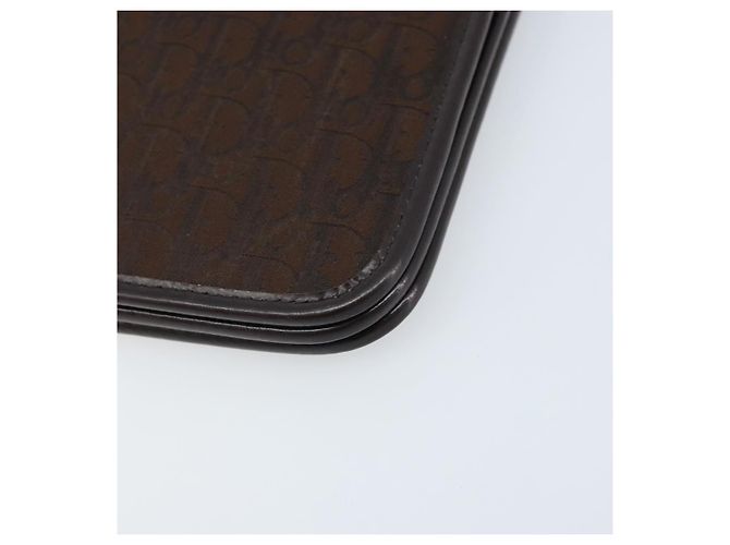 Borsa a spalla in tela Trotter Christian Dior marrone oro Auth LNZ741 D'oro - vista 10