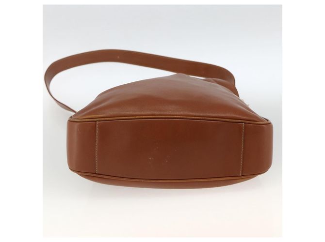 Borsa a mano in pelle GUCCI Bamboo 2way Marrone Oro 001 2113 1638 Auth BSZ494 D'oro - vista 11