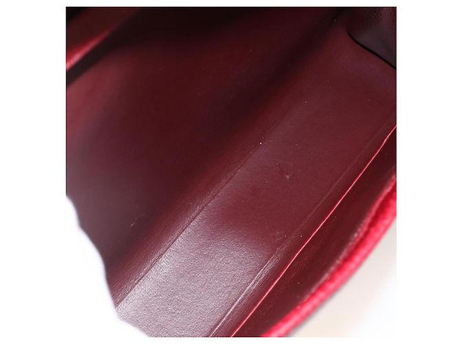 Borsa a Spalla Christian Dior in Pelle Rossa e Oro Auth ka3309 Rosso D'oro - vista 16