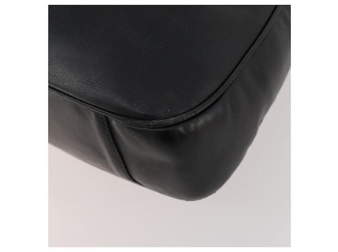 Borsa a spalla in pelle Gucci Bamboo 2way nera e oro Auth kk638 Nero D'oro - vista 14
