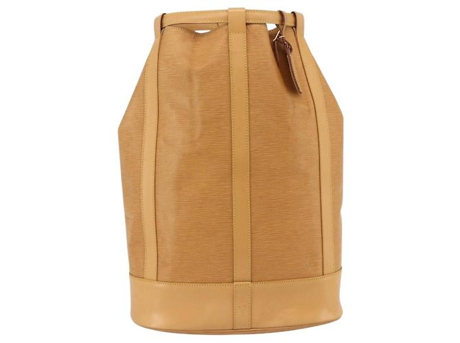 LOUIS VUITTON Epi Randonnee GM Schultertasche Beige LV Auth LNZ548 - Ansicht 13