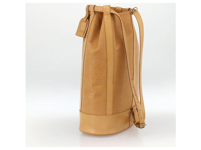 LOUIS VUITTON Epi Randonnee GM Schultertasche Beige LV Auth LNZ548 - Ansicht 4