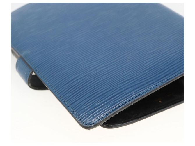 COUVERTURE D'AGENDA MM LOUIS VUITTON Epi Bleu Myrtille R2004G Auth BAZ604 Violet foncé - vue 16