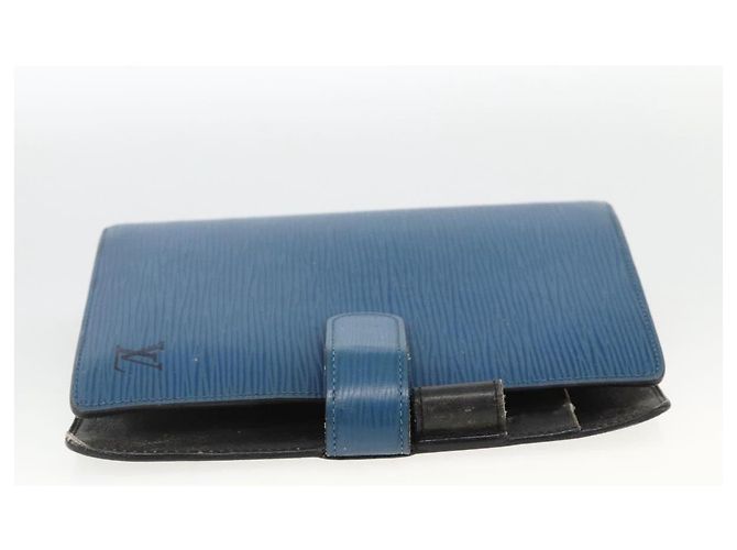 COUVERTURE D'AGENDA MM LOUIS VUITTON Epi Bleu Myrtille R2004G Auth BAZ604 Violet foncé - vue 3