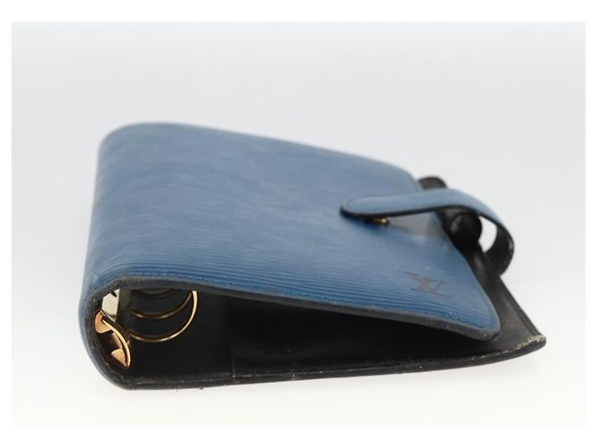 COUVERTURE D'AGENDA MM LOUIS VUITTON Epi Bleu Myrtille R2004G Auth BAZ604 Violet foncé - vue 6