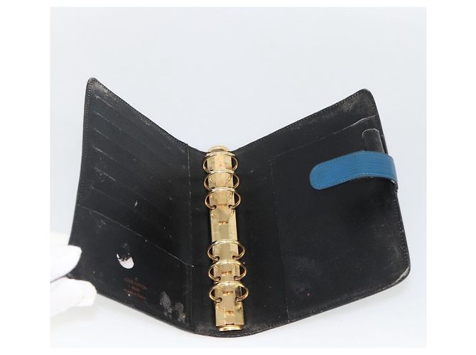 COUVERTURE D'AGENDA MM LOUIS VUITTON Epi Bleu Myrtille R2004G Auth BAZ604 Violet foncé - vue 9