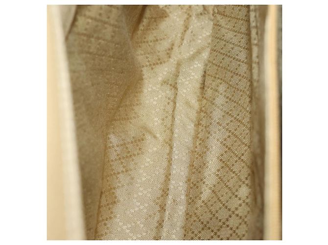 Borsa a mano in suede Gucci Bamboo 2 in 1 Beige Oro Auth LNZ043 D'oro - vista 16