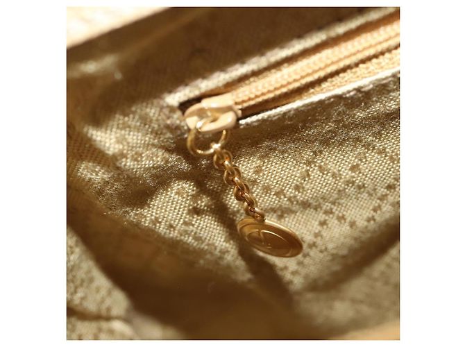 Borsa a mano in suede Gucci Bamboo 2 in 1 Beige Oro Auth LNZ043 D'oro - vista 20