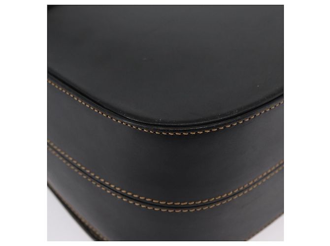 Borsa a Spalla Burberrys Nova Check in Pelle PVC Nera e Oro Auth AMZ334 Nero D'oro - vista 15