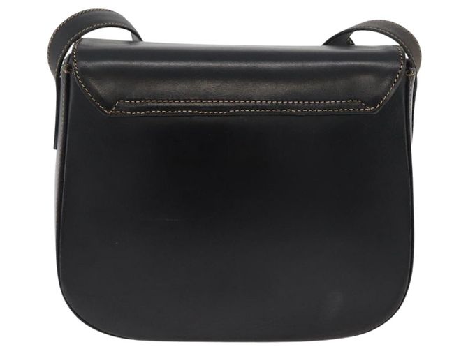 Borsa a Spalla Burberrys Nova Check in Pelle PVC Nera e Oro Auth AMZ334 Nero D'oro - vista 2