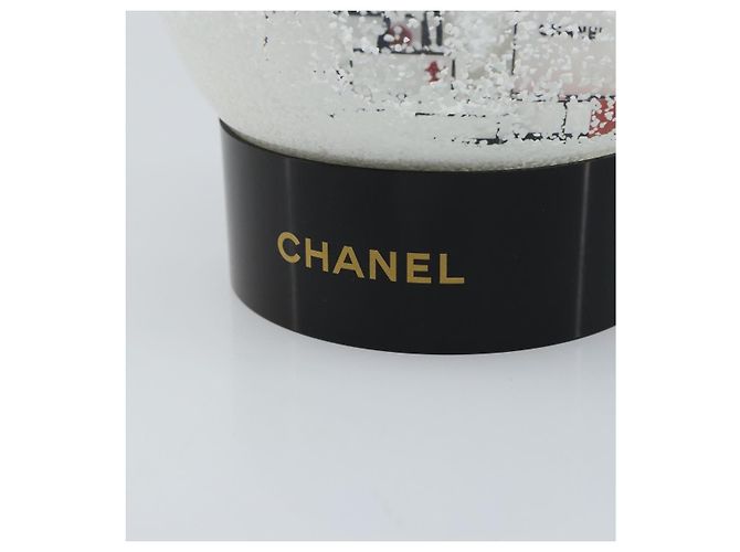 CHANEL Snow Globe Glass White CC Auth BA11731 - view 10