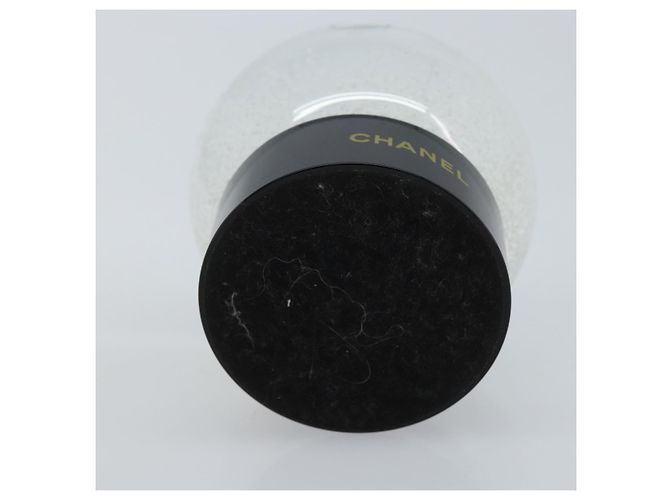 CHANEL Snow Globe Glass White CC Auth BA11731 - view 6