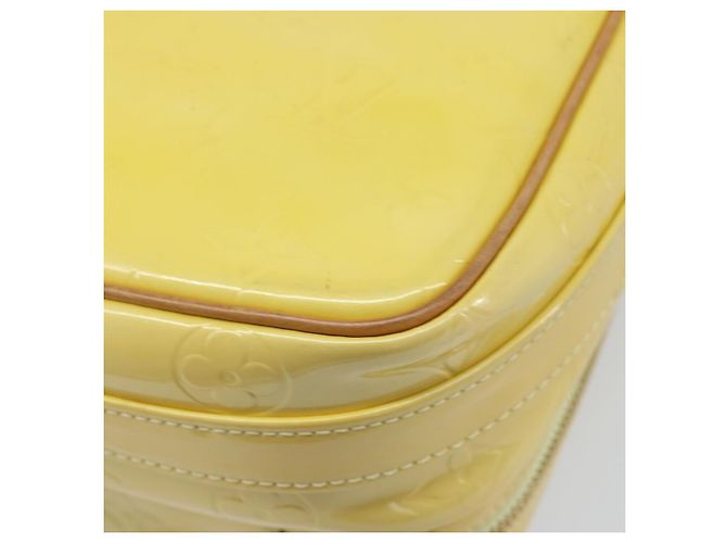 LOUIS VUITTON Borsa Wooster Monogram Vernis Giallo Lime M91075 LV Auth ep13931 D'oro - vista 15