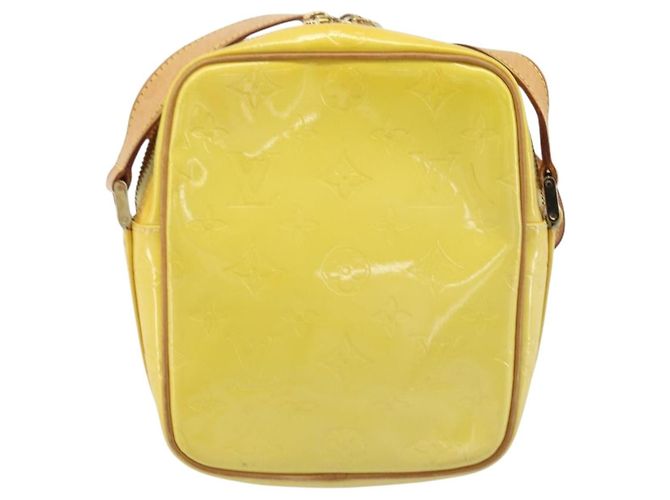 LOUIS VUITTON Borsa Wooster Monogram Vernis Giallo Lime M91075 LV Auth ep13931 D'oro - vista 2