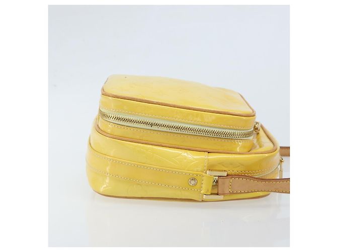 LOUIS VUITTON Borsa Wooster Monogram Vernis Giallo Lime M91075 LV Auth ep13931 D'oro - vista 3