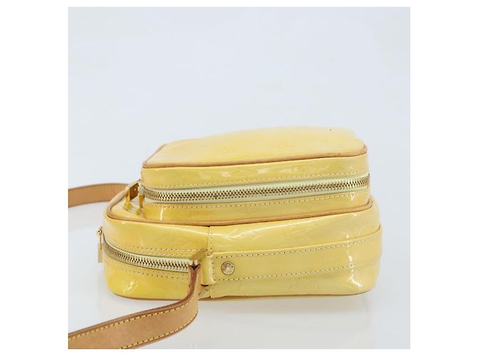 LOUIS VUITTON Borsa Wooster Monogram Vernis Giallo Lime M91075 LV Auth ep13931 D'oro - vista 4