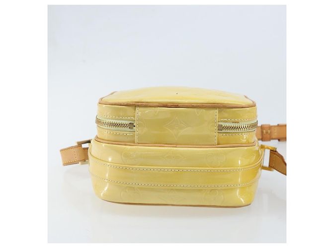 LOUIS VUITTON Borsa Wooster Monogram Vernis Giallo Lime M91075 LV Auth ep13931 D'oro - vista 5