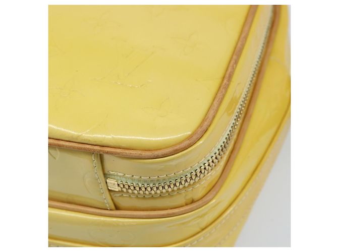 LOUIS VUITTON Borsa Wooster Monogram Vernis Giallo Lime M91075 LV Auth ep13931 D'oro - vista 9