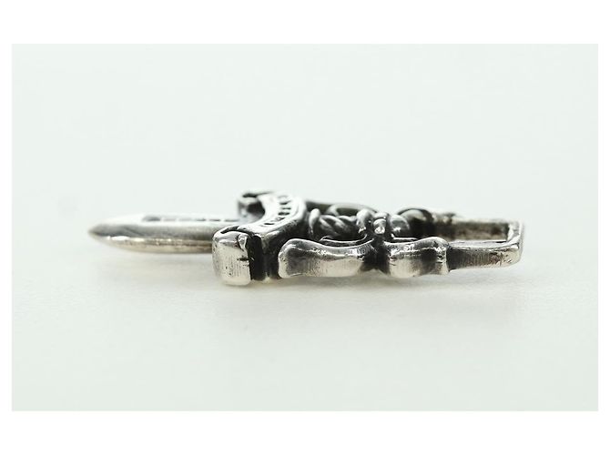 Pendente Daga Chrome Hearts Top Ag925 Argento Auth AMZ117SM - vista 11