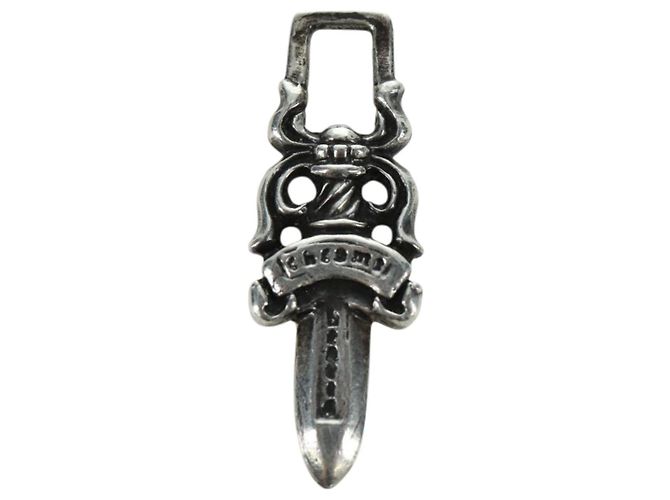 Pendente Daga Chrome Hearts Top Ag925 Argento Auth AMZ117SM - vista 2