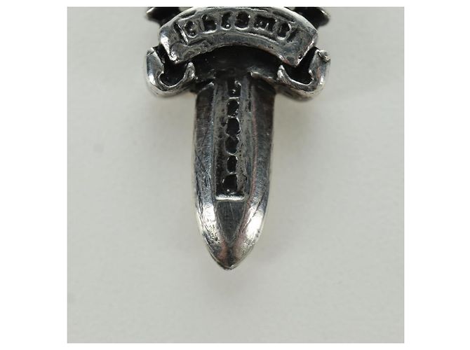 Pendente Daga Chrome Hearts Top Ag925 Argento Auth AMZ117SM - vista 3