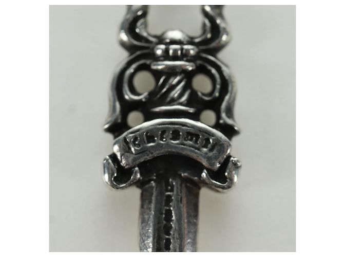 Pendente Daga Chrome Hearts Top Ag925 Argento Auth AMZ117SM - vista 4