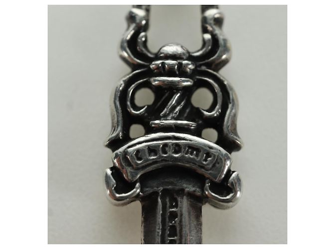 Pendente Daga Chrome Hearts Top Ag925 Argento Auth AMZ117SM - vista 8